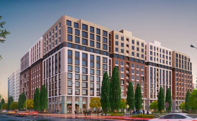 Architectural design of the residential complex Gamma. Architectural design, building design services. Architectural bureau INK Architects