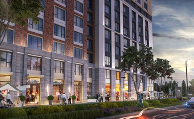 Architectural design of the residential complex Gamma. Architectural design, building design services. Architectural bureau INK Architects