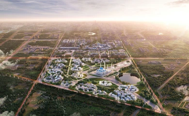 Architectural design of the of the multifunctional complex Grand Mosque. Architectural design services. Architectural bureau INK Architects