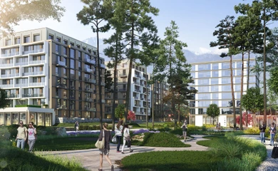 Architectural design of the Hayat Meliora concept in Almaty. Architectural design services. Architectural bureau INK Architects