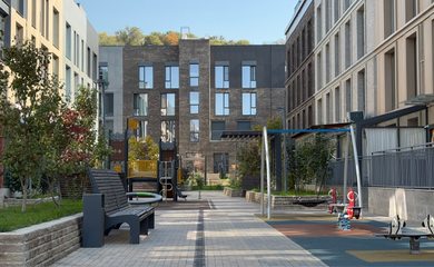 Architectural design of the residential complex Koktobe City. Architectural design services. Architectural bureau INK Architects