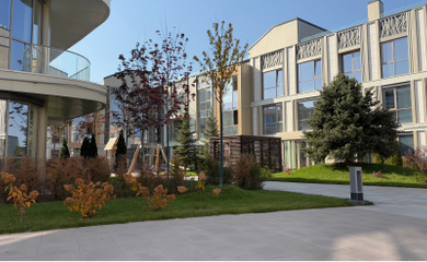 Architectural design of the residential complex President's Park. Architectural bureau INK Architects