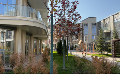 Architectural design of the residential complex President's Park. Architectural bureau INK Architects