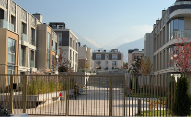 Architectural design of the residential complex President's Park. Architectural bureau INK Architects