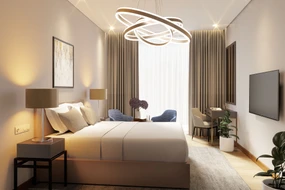 Design interior of residential complex Koktobe City