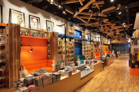 Bookstore Interior Design Design "Meloman & Go Cafe"