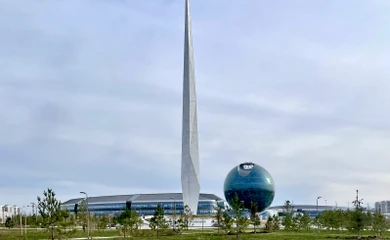 Architectural design of the monument to the 25th anniversary of the independence of th Republic of Kazakhstan. Architectural design services. Architectural bureau INK Architects