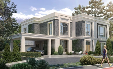 Architectural design of the cottage town Regis Hills. Architectural design services. Architectural bureau INK Architects