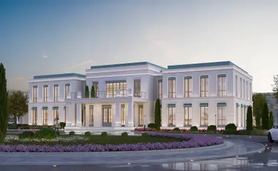 Architectural design of the residential town. Architectural design, interior design services. Architectural bureau INK Architects