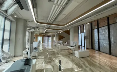 Interior design for the business center Sat-Tower. Interior design services. Architectural firm INK Architects