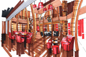 Interior Design Restaurant "Shangrila" | INK-A Design Interior Projects