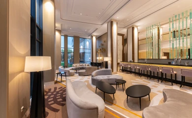 Interior design for the resort complex Swissotel Wellness. Interior design services. Architectural firm INK Architects