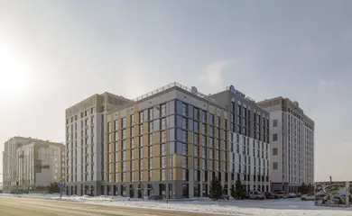 Architectural design of the multifunctional complex Capital Park. Architectural design services. Architectural bureau INK Architects