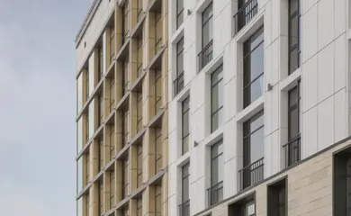 Architectural design of the multifunctional complex Capital Park. Architectural design services. Architectural bureau INK Architects