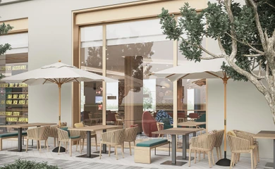 Interior design for the Tashkent Hampton. Interior design services. Architectural firm INK Architects