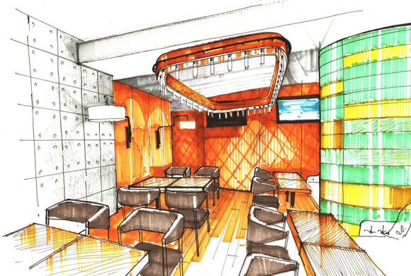 Interior Design Restaurant "Union" | INK-A Design Interior Projects