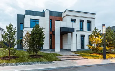 Architectural design of the cottage town White Hills. Architectural design services. Architectural bureau INK Architects